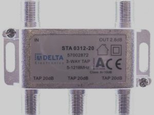 3-fach-Stichabzweiger bis 1,2 GHz,Vodafone zugelassen