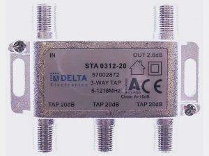 3-fach-Stichabzweiger bis 1,2 GHz,Vodafone zugelassen